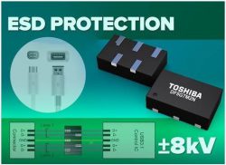 Toshiba Introduces ESD Protection Diodes for High-Speed Interfaces in Mobile Devices